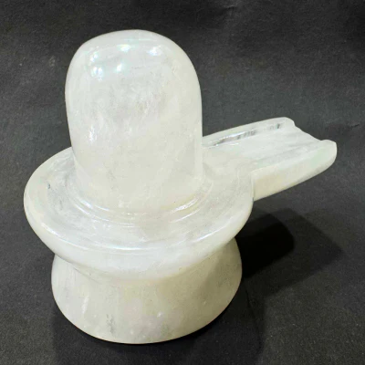 Himalayan Sphatik Shivling - (417 grams) - Image 2