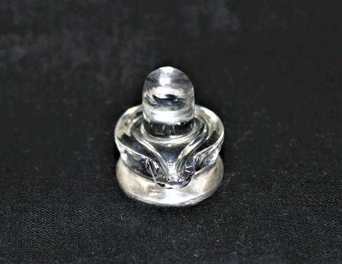 Natural Sphatik Shivling - 1.3 inches apx