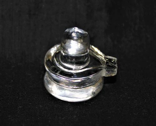 Natural Sphatik Shivling - 1.3 inches apx - Image 2